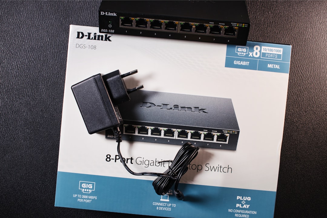 a close up of a box with a router on top of it